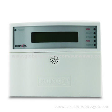 Wired Alarm, Control Panel Keypad with LCD Screen, Sized 110 x 130 x 25mm